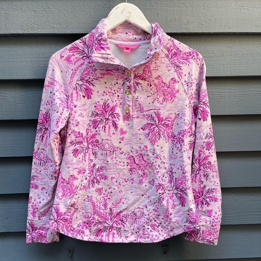 LILLY PULITZER Captain Popover Pink Blossom Wild About You print